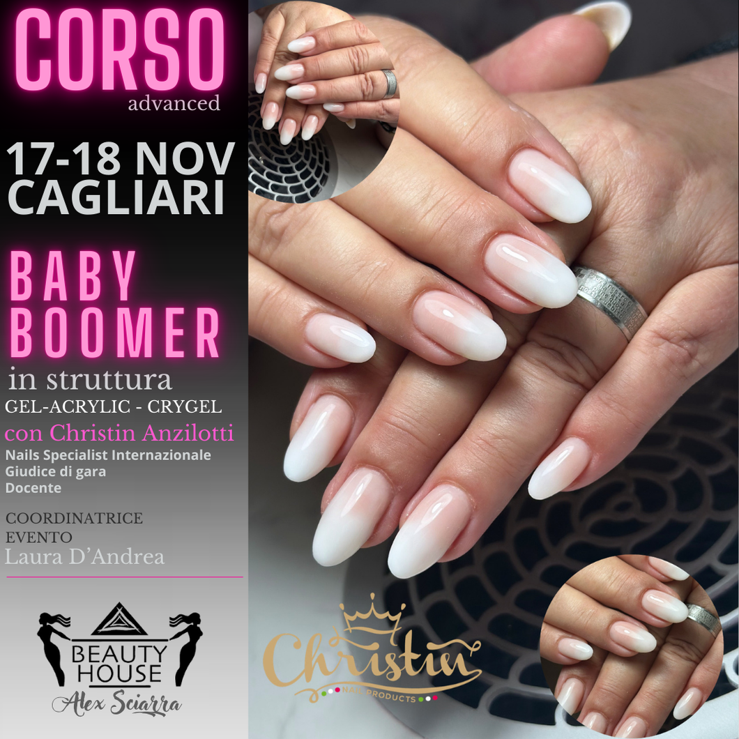 CORSO NAILS advanced | Baby boomer in struttura