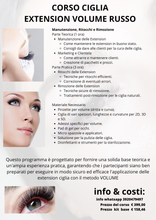 Carica l'immagine nel visualizzatore di Gallery, Masterclass Extension ciglia | eyelashes extension Volume
