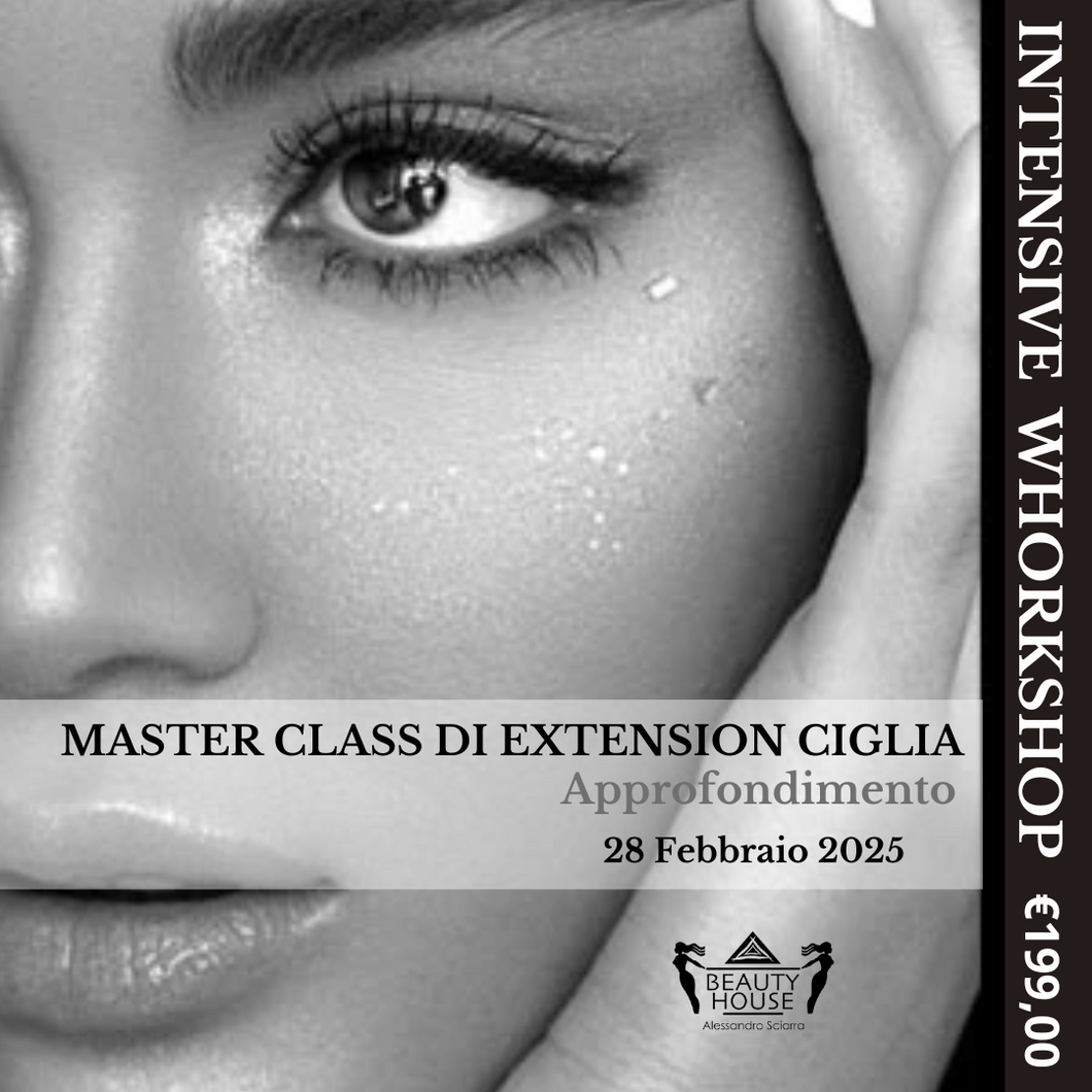 Masterclass di extension ciglia |  approfondimento