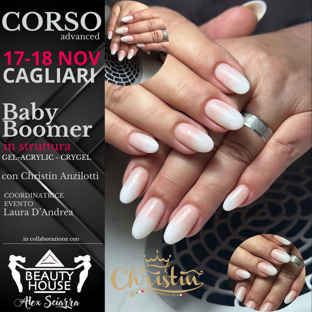 CORSO NAILS advanced | Baby boomer in struttura