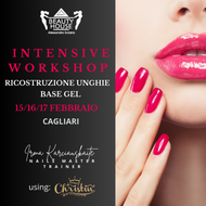 Intensive workshop | Gel Nail Extension - lezioni di ricostruzione unghie con gel |  Irma karciauskaite using product Christin