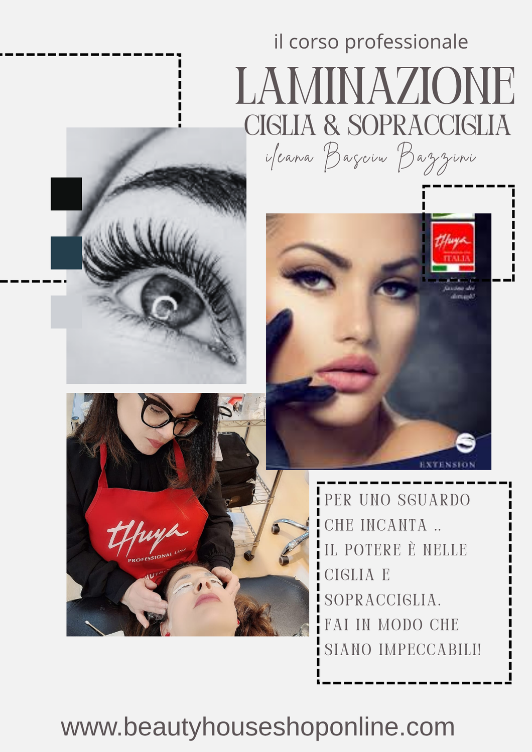 Masterclass| curvatura, laminazione ciglia e sopracciglia con Ileana Basciu Bazzini